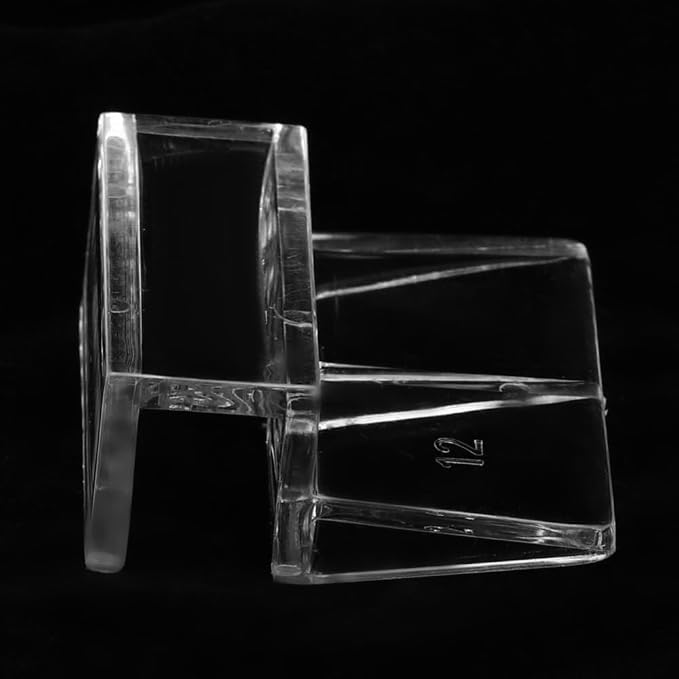 20Pcs Aquarium Glass Cover Holder Transparent Edge Mount Bracket Acrylic Clip - Image 5