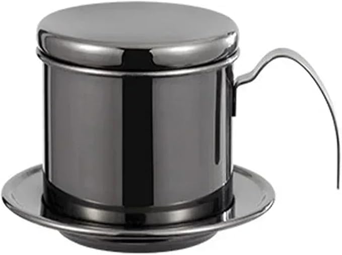 Stainless Steel 304 Vietnamese Coffee Filter Cup Drip Pot Simple And Portable by Unknown