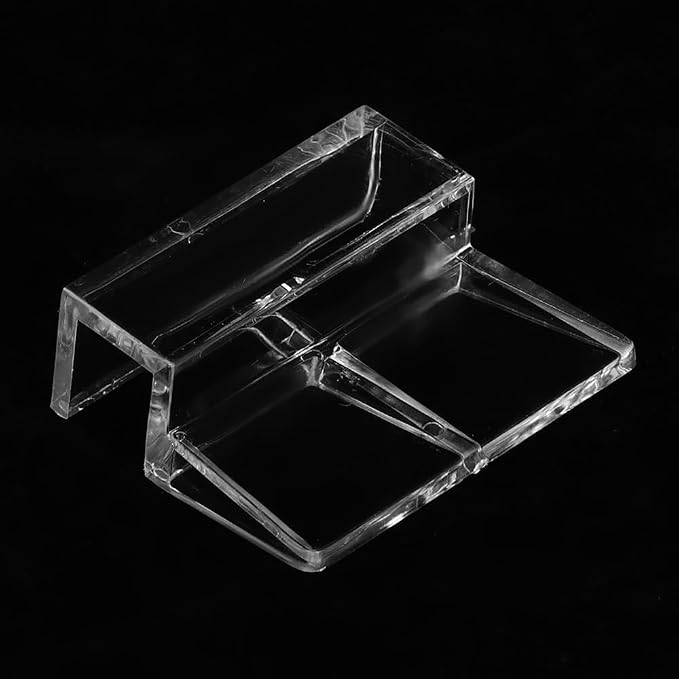 20Pcs Aquarium Glass Cover Holder Transparent Edge Mount Bracket Acrylic Clip - Image 5