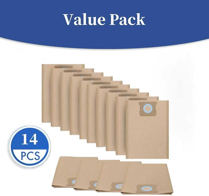 Pack14 DXVA19-4101 Vacuum Bags for DEWALT 6 to10 Gallon Shop Vac - Image 6