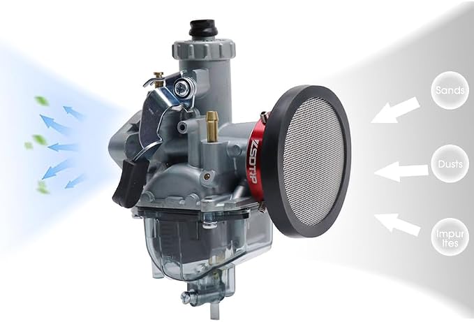 Carburetor Carb 40mm Velocity Stack Air Filter Cleaner Modified Trumpet - Image 3