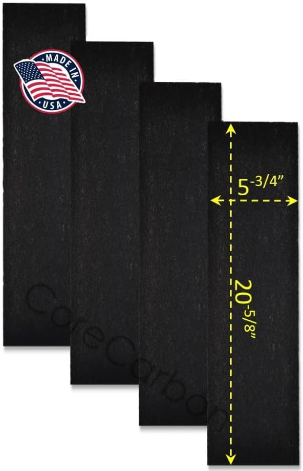 4-Pack Exact Fitment Carbon Pre-Filter Designed to Fit Honeywell Air Genius 3 by Unknown