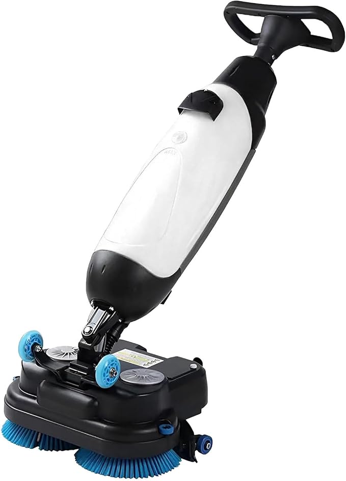 Rechargeable Floor Cleaner and Wet Dry Floor Machine, Dual-Brush Heads by Unknown
