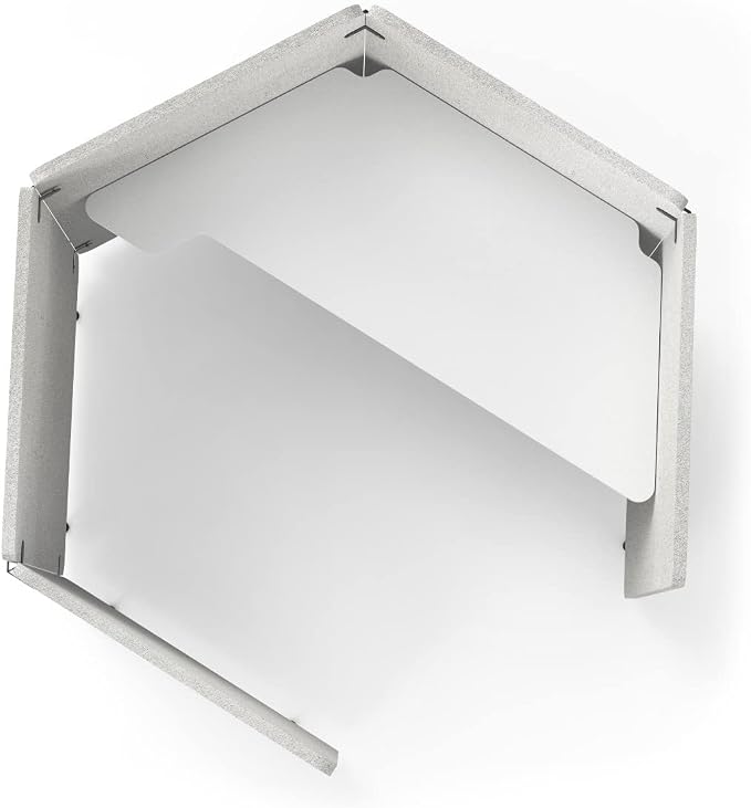 Stand Up Desk Store Noise Reducing Recycled PET 5 Panel Workpod - Image 3