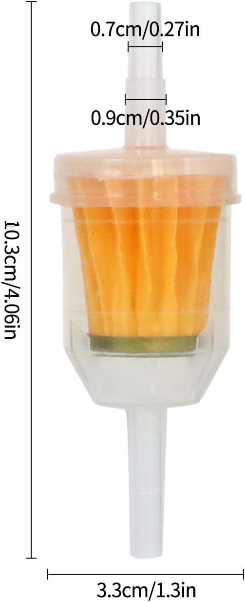 Inline Fuel Filter for Lawn Mower, Small Engine, John Deere, Kawasaki - Image 2