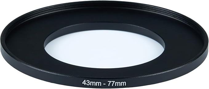 43mm Lens to 77mm Camera Lens Adapter 43mm to 77mm Step Up Ring Adapter Ring - Image 2
