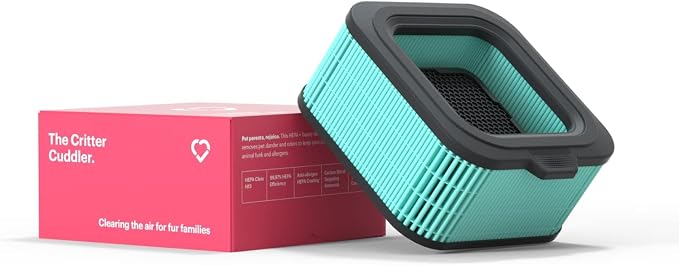 Mila Air Authentic Critter Cuddler H13 HEPA & Carbon Home Replacement Filter by Mila