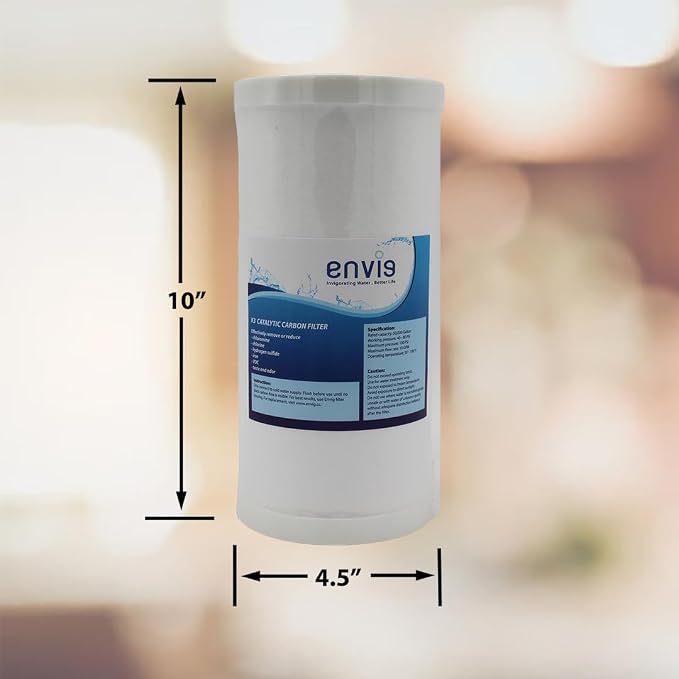 Envig K3 Iron and Hydrogen Sulfide 4.5” x 10” Whole House Water Filter - Image 5