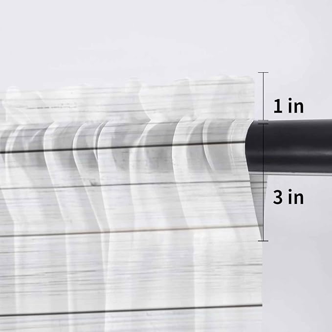 Welcome Sheer Valance Curtains, Summer Car - Image 7