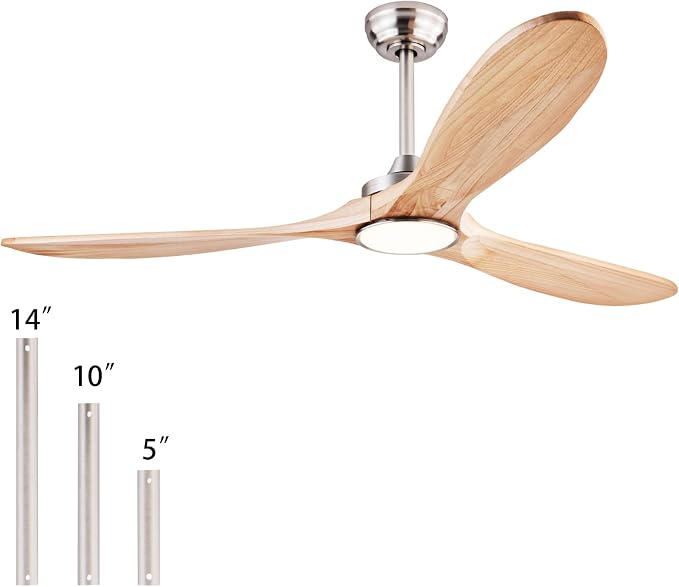 QUTWOB 60" Wood Ceiling Fans - Image 8