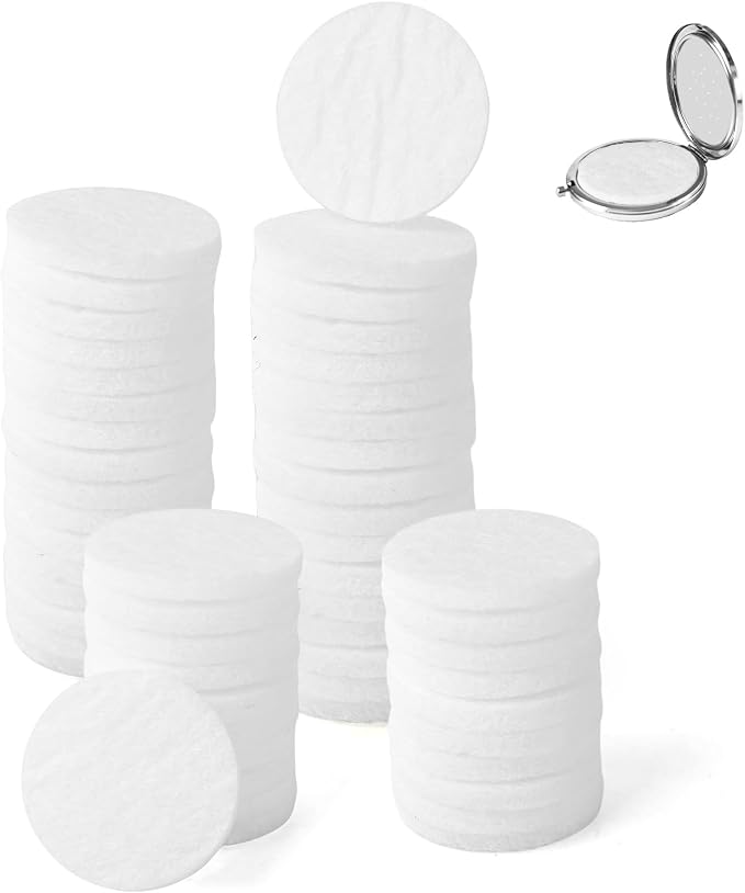 50pcs Diffuser Refill Pads, 0.9in/23mm Unscented Aroma Replacement Pads by Unknown