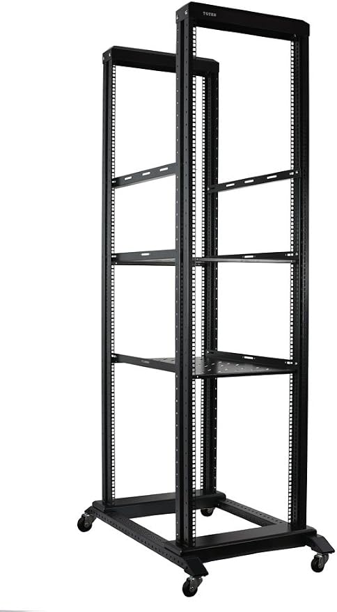 Raising Electronics Server Rack Open Frame Rack 4 Post 19 inch Adjustable by RAISINGELECTRONICS