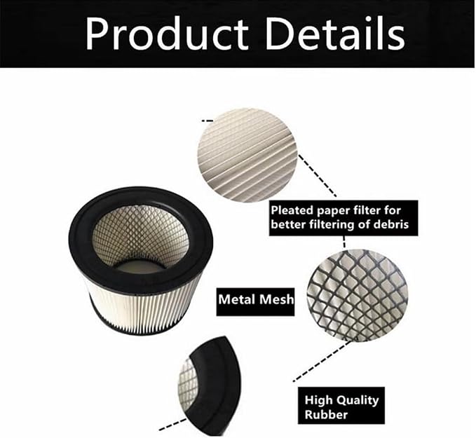1PACK Ruiqiwei CMXZVBE38752 Cartridge HEPA Filter compatible - Image 3