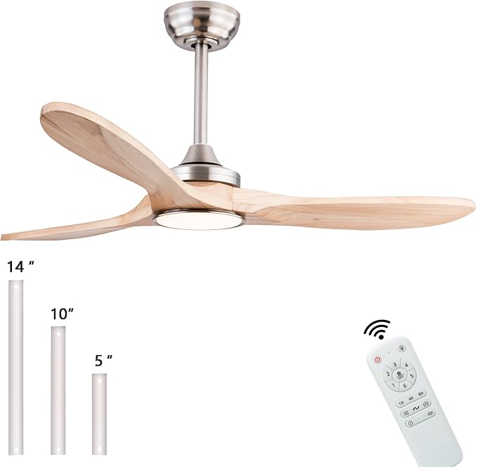 QUTWOB 42" Wood Ceiling Fans - Image 7