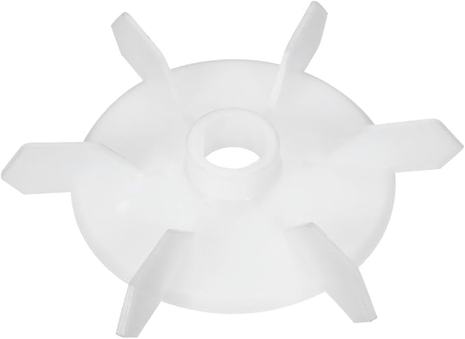 uxcell Motor Fan Blade 140mmx16mm D Shape Bore White Engineering Plastic by uxcell