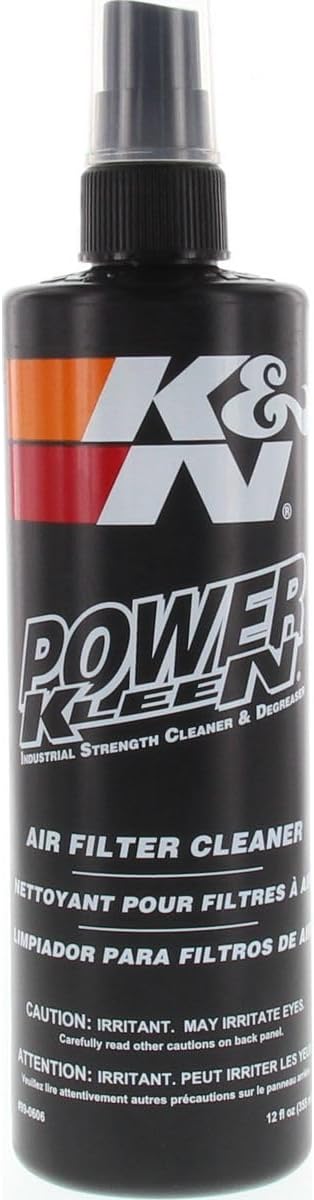 K&N Air Filter Cleaner and Degreaser: Power Kleen; 12 Oz Spray Bottle; Restore - Image 3