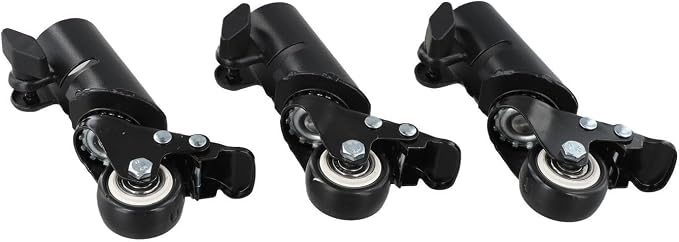 L-Shaped Speaker Tripod Casters, Metal Bracket Caster by Unknown