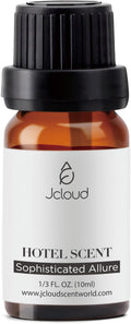 JCLOUD Sophisticated Allure Essential Oil - Inspired by Hilton Hotel Scent | Pure Aromatherapy Diffuser Oil with Jasmine and Cinnamon, Home Luxury Scents - 10mL