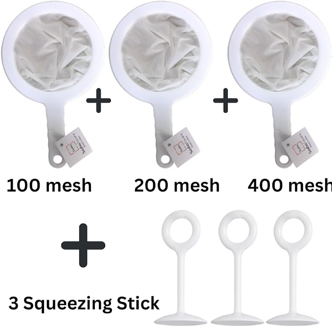 Kitchen Ultra-Fine Nylon Mesh Strainer I Filter Spoon Sieve - Image 2