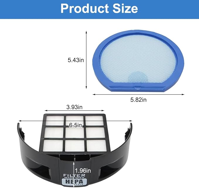 4 Pack Vacuum Filter Set Compatible - Image 3