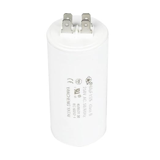 YATAI CBB60 Capacitor 60uF 250V AC, 4-Tab Motor Run Capacitor, 1.65 x 3.54 in - Image 3