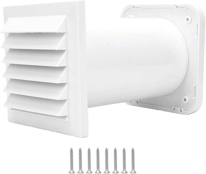 Asixxsix Passive Air Vent, Adjustable Telescopic Duct Airflow Ventilation Kit - Image 7