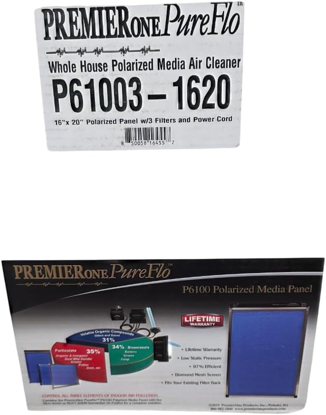 PremierOne Electronic Air Cleaner 16x20 by Unknown