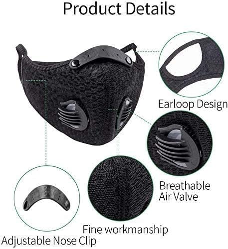 NBDIB 4 Pack Adjustable Reusable Face Protection - Image 3