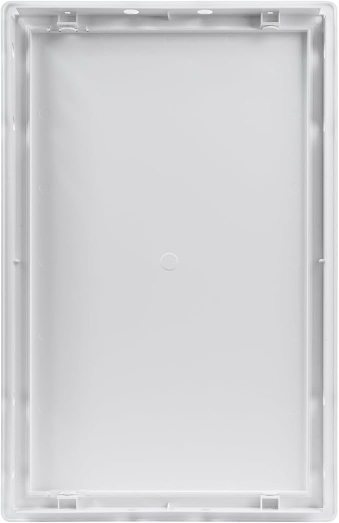 Vent Systems White ABS Plastic Access Panel 10 x 16 Inch (Opening) - Pack of 2 Access Door for Drywall, Wall, Ceiling - Electrical, Plumbing Service Inspection Door 11 x 16.5 Inch (Outer)