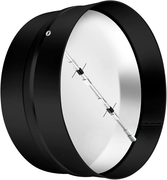 8 Inch Draft Blocker Backdraft Damper Duct Draft Stopper One-Way Airflow by Kikerike