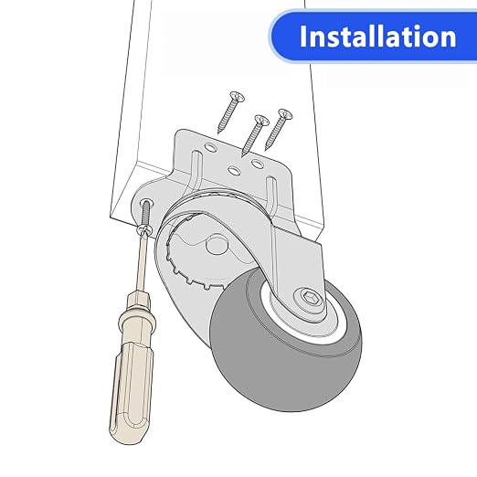 Heavy Duty Casters Set of 4 - Image 7