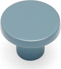 Ravinte 30 Pack Cabinet Knobs Light Blue Kitchen Cabinet Knobs Round Dresser Drawer Pulls Closet Door Pulls 1-1/5 Inch