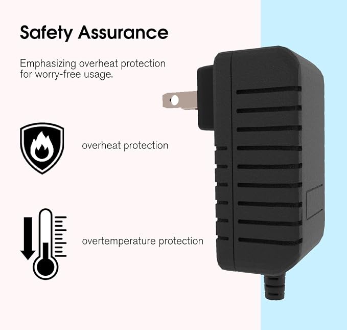 12V 1A AC/DC Adapter for MORENTO MR2566 Small Air Purifier Bedroom Office - Image 4