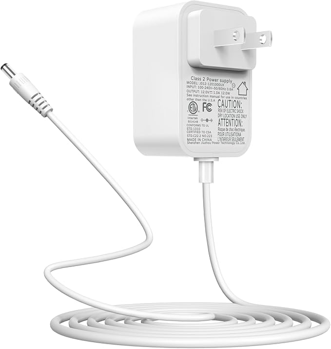 for Levoit Core Mini Air Purifier Power Cord 12V 1A Power Supply UL Lited | by MAREISA