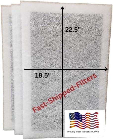 Fast-Shipped-Filters 3 Pack 20x25 Replacement Filter Designed to Fit by Unknown