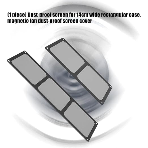 140mm Computer Case Fan Dust Filter PC Mesh Screen Filter Cover Grills - Image 5