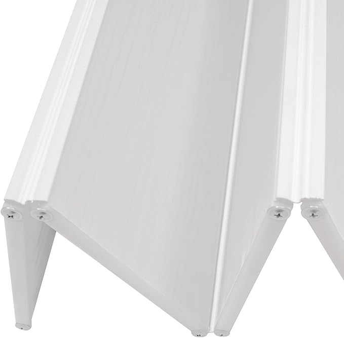 Bathtub Tray 59" x 27.5" Foldable Bathtub Cover Adjustable PVC Shutter Bath Lid Anti-dust Bathtubs Cover for Tub Can Store Wine Glass, Books, Tablets, Cellphones, White