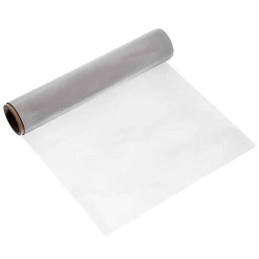 uxcell 200 Mesh 118" x 10" Woven Wire Mesh, 316 Stainless Steel Air Vent Filter by uxcell