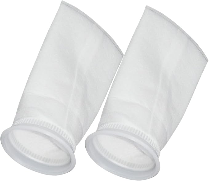 KUTAWILAR 2 Pack 4"x9" Felt Filter Bag, 4 Inch Ring, 1 Micron, Short Filter by NaFurAhi