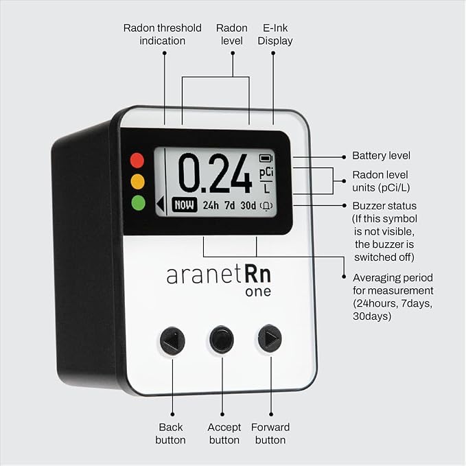 Radon One – Fast Home Radon Gas Detector - Image 4