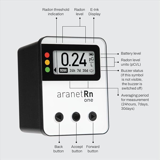 Radon One – Fast Home Radon Gas Detector - Image 3