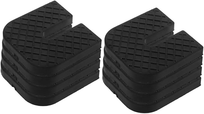 SOLUSTRE Rubber Isolator Pads for Units 8 Pcs Vibration Mat Shock Absorbing Pad by SOLUSTRE