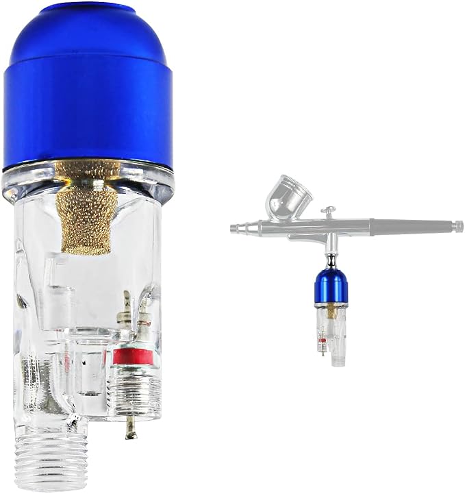 HUBEST New Airbrush Filter 1/8'' Comfortable Handy in-Line Mini Air Filter by HUBEST