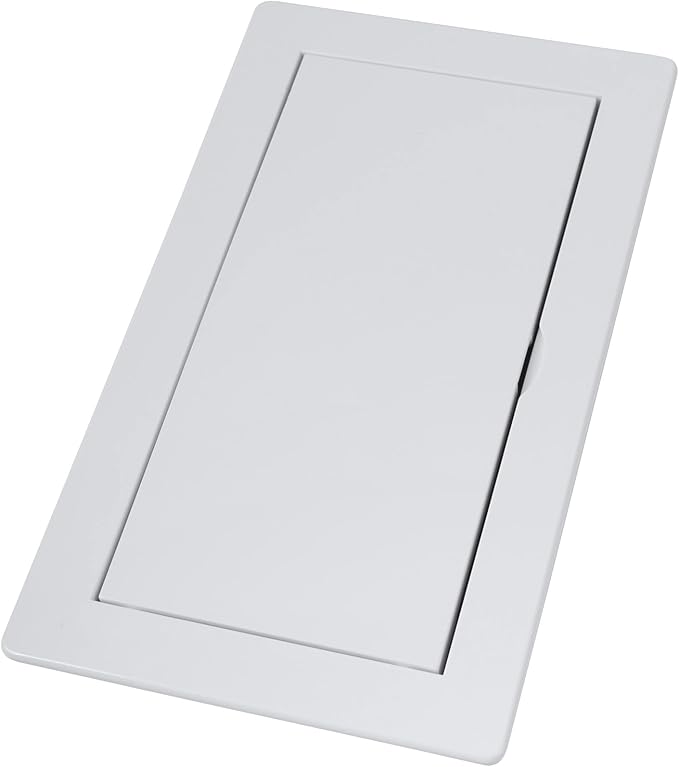 Vent Systems 4x8 Access Panel - Easy Doors ABS Plastic for Drywall, Wall and Ceiling Electrical Plumbing Service Door Cover Exterior Dimensions 5.3x9.3 Inch White 4 x 8/100 200 mm