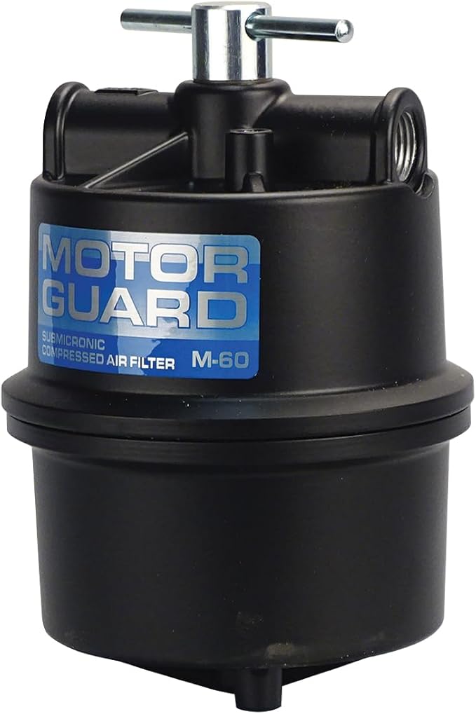 Motor Guard M-60 1/2 NPT Sub-Micronic Compressed Air Filter by Motor+Guard