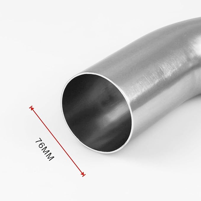 3 Inch Universal Cold Air Intake Kit, Aluminum Induction Flow Hose Pipe Kit - Image 5