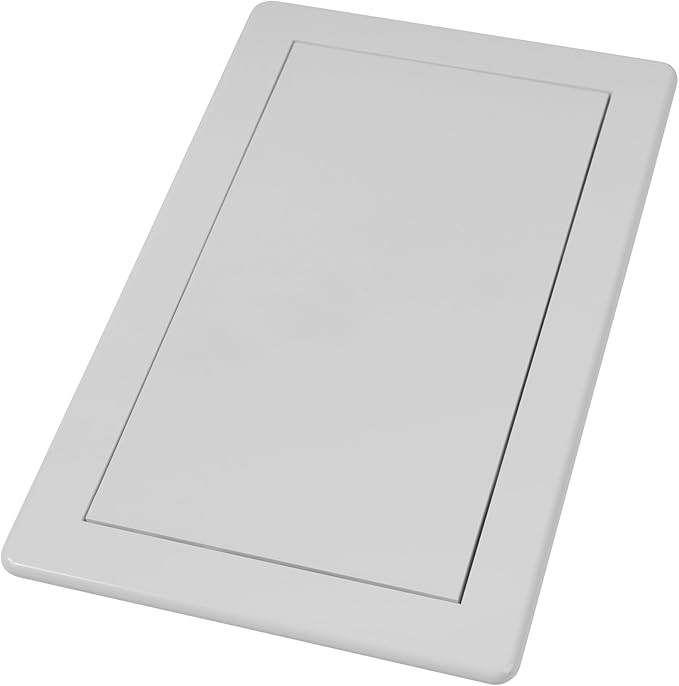 Vent Systems 6x10 Access Panel - ABS Plastic - for Drywall, Wall and Ceiling Electrical and Plumbing Service - Exterior Dimensions 6.7x10.7 Inches