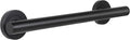 Lava Odoro Shower Grab Bar, Modern Stainless Steel Handicap Grab Bar for Bathtubs and Showers, Shower Safety Bar for Seniors Disabled, ADA-Compliant (Matte Black, 24 Inch)