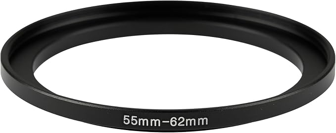 55-62mm Metal Step-Up/Down Ring Adapter Compatible - Image 2