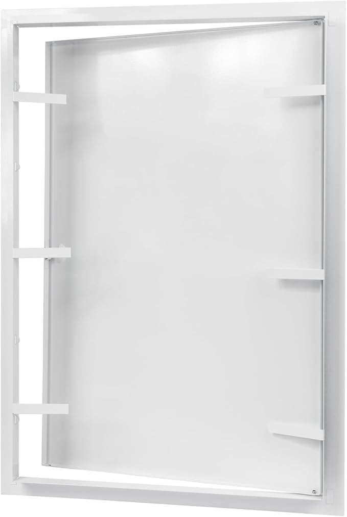 16" x 24" White Metal Access Panel. Service Shaft Door Panel. Plumbing, Electricity, Heating, Alarm Wall Access Panel for Drywall. Bathroom Services Access Hole Cover.